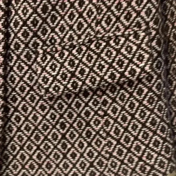 A & K  Designs pink/brown/white fitted blazer 50%wool/35%polyester/ 15%acrylic - Picture 5 of 8